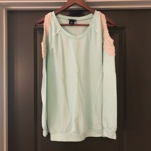 Wet Seal Sweater Aqua Size S Womens